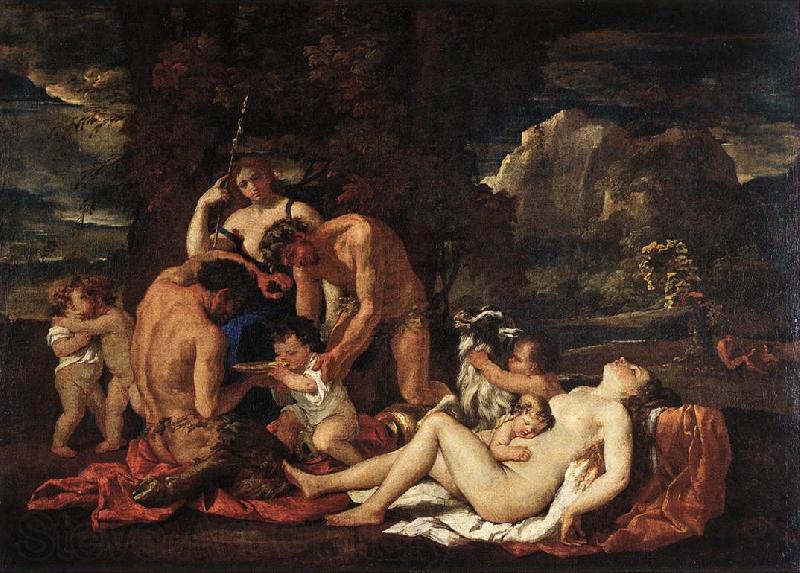 Nicolas Poussin Nurture of Bacchus France oil painting art